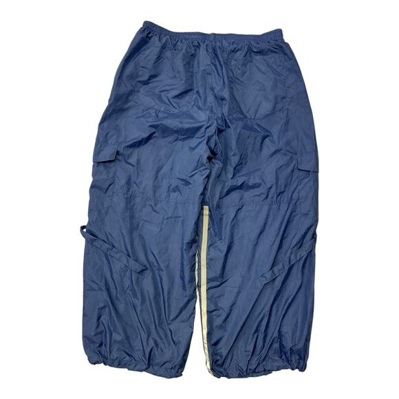 Voight Faith Cargo Pants 2X Blue Drawstring Reflective Trim Multi Pocket Street - Picture 5 of 6